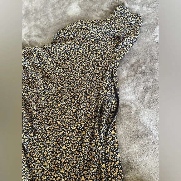 Uniqlo Georgette Printed Halfsleeve Flare Dress size XL - Picture 9 of 15